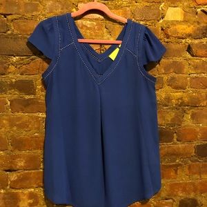 Maeve Blue Blouse